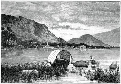 Baveno, no lago Maggiore, norte da Itália, 1900 de Unbekannt