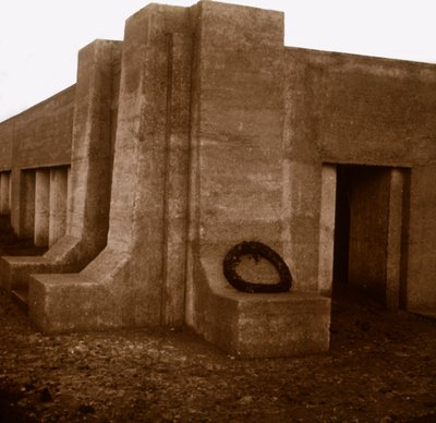 Trincheira de baioneta, Verdun, norte da França, c1916-c1918 de Unbekannt