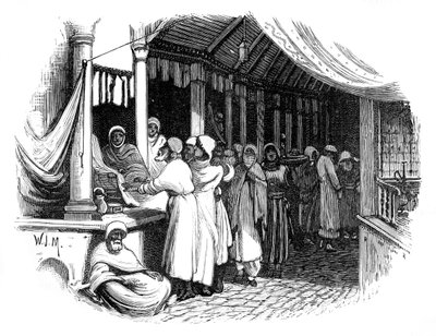 Bazar em Constantinopla, c1888 de Unbekannt