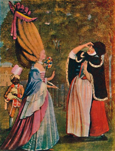 Não se surpreenda, querida mãe! É de fato sua filha Anne, século 18 1904 de Unbekannt