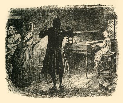 Beckoned silenciosamente ao resto para segui-lo, 1907. de Unbekannt