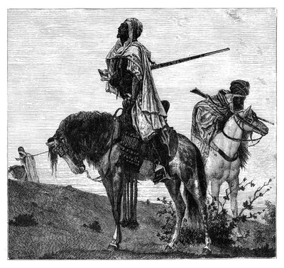 Beduínos em oração, c1890 de Unbekannt