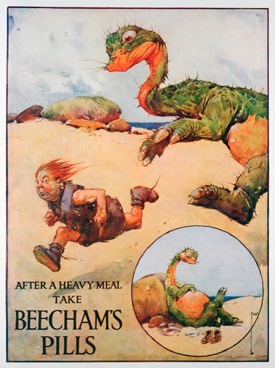 Anúncio dos comprimidos de Beechams, 1914 de Unbekannt