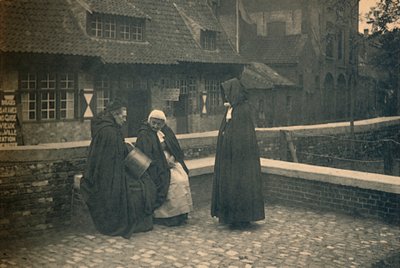 Atrás do Gruuthuse. Tipos de Bruges, c1910 de Unbekannt