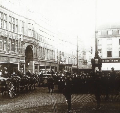 Tropas belgas, Aachen, Alemanha, c1914-c1918 de Unbekannt