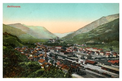 Bellinzona, Suíça, início do século XX de Unbekannt