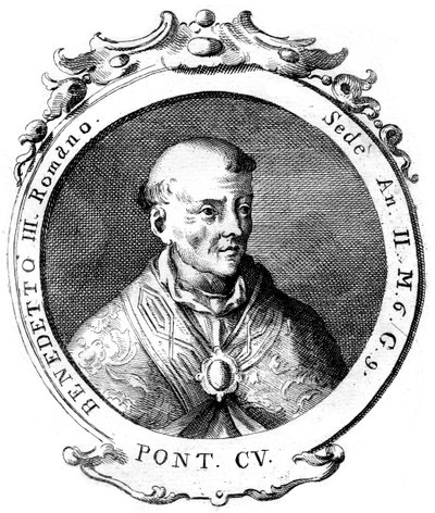Bento III, Papa da Igreja Católica de Unbekannt
