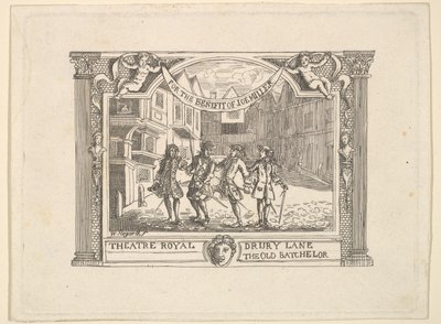 Bilhete de benefício para Joe Miller, década de 1790. de Unbekannt