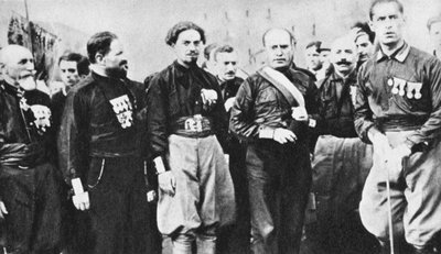 Benito Mussolini 1883-1945 ditador fascista italiano, 1922 de Unbekannt