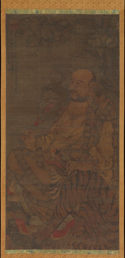 Bhadra, O Sexto Luohan, datado de 1345. de Unbekannt