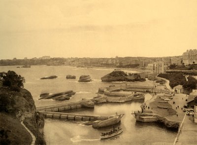 Biarritz - o porto dos pescadores, c1930. de Unbekannt