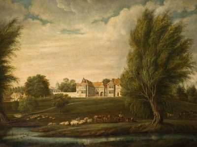 Birdingbury Hall, Warwickshire, 1800. de Unbekannt
