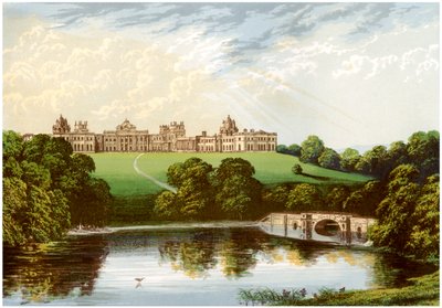 Palácio de Blenheim, Oxfordshire, casa do duque de Marlborough, c1880 de Unbekannt