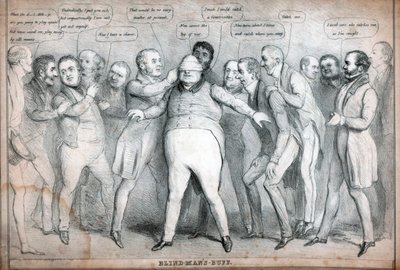 Blind Mans Buff, início do século XIX de Unbekannt