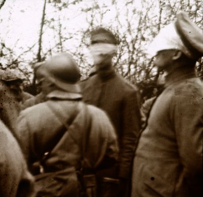 Soldados de olhos vendados, novembro de 1918 de Unbekannt