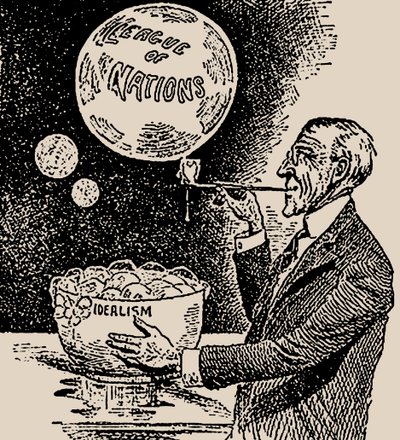 Soprando bolhas. Woodrow Wilson e a Liga das Nações, 1919. de Unbekannt