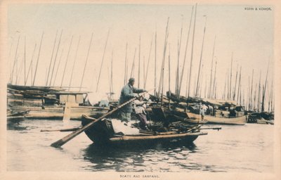 Barcos e Sampans, c1910. de Unbekannt