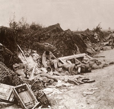 Órgãos após a tomada de Courcelles, norte da França, junho de 1918 de Unbekannt