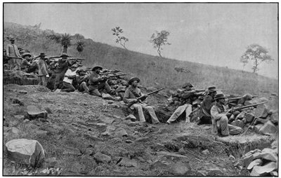 Bôeres sitiando Ladysmith, 2a Guerra dos Bôeres, 1899-1900. de Unbekannt