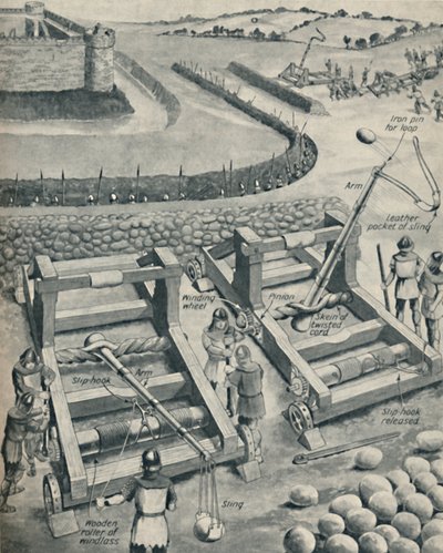 Bombardeando um forte no Saxon Times, c1934 de Unbekannt