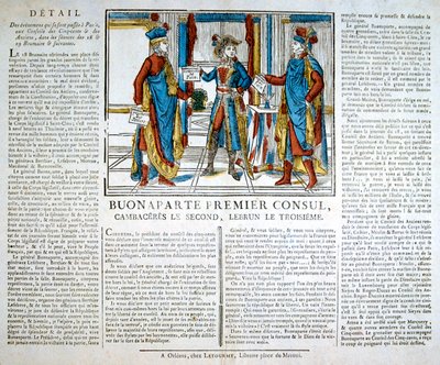 1º Cônsul de Bonaparte, século XIX de Unbekannt