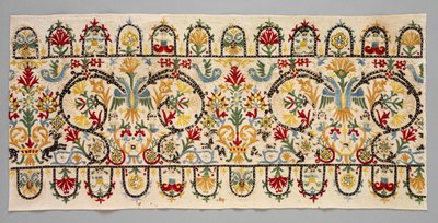 Tiras da beira de uma saia, 1600s - 1700s. de Unbekannt