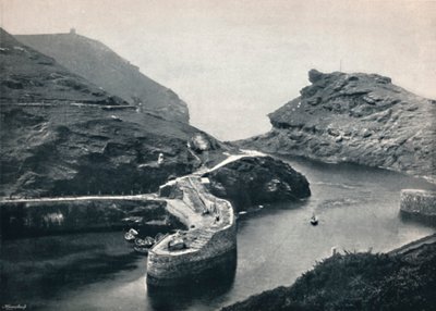 Boscastle - vista do porto, 1895 de Unbekannt