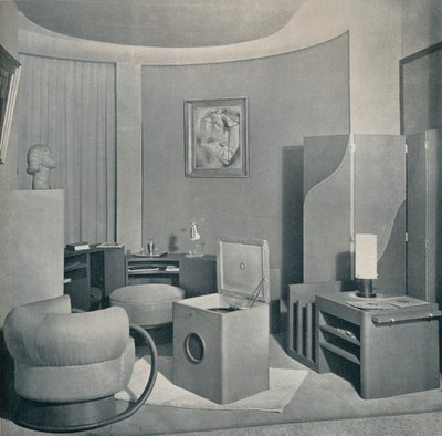 Boudoir do Salon des Artistes Decorateurs, 1929, por DIM, c1930. de Unbekannt