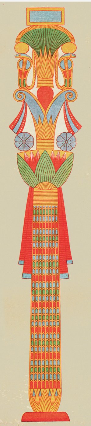 Capital do buquê, Tebas, Egito, 1928. de Unbekannt