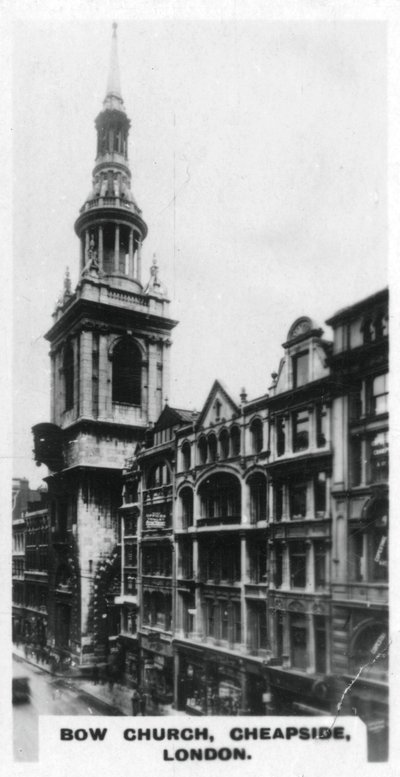 Bow Church, Cheapside, Londres, c1920s de Unbekannt