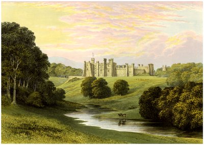 Castelo de Brancepeth, Lord Boyne, c1880 de Unbekannt