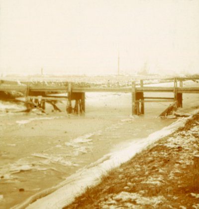 Ponte em Poperinge, Flandres, Bélgica, c1914-c1918 de Unbekannt