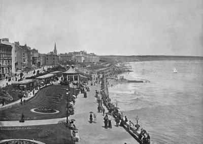 Bridlington - Olhando para o desfile dos príncipes, 1895 de Unbekannt