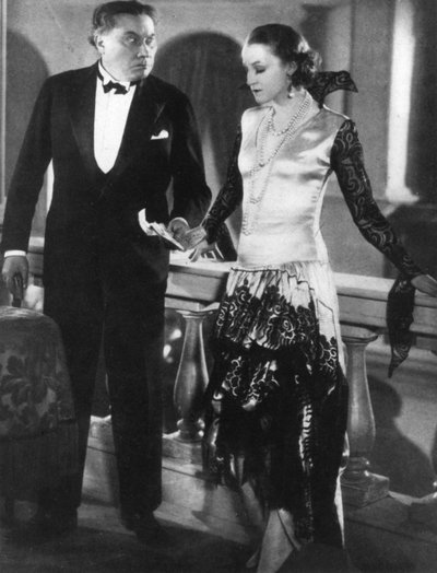 Brigitte Helm e Paul Wegener em Alraune de Unbekannt