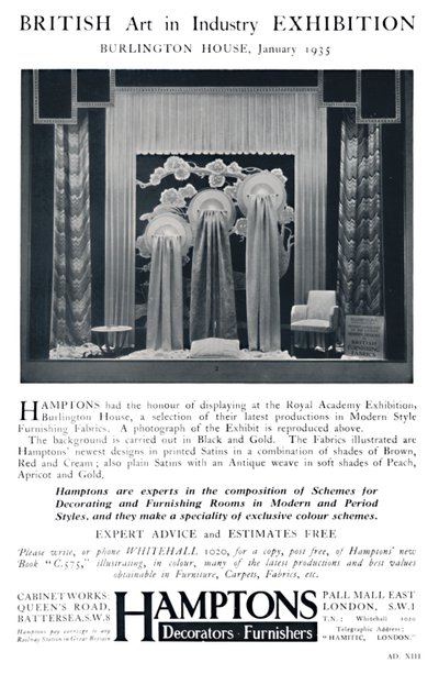 Exposição Britânica de Arte na Indústria - Burlington House, janeiro de 1935 de Unbekannt