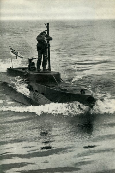 Submarino anão britânico X-Craft, Segunda Guerra Mundial, 1945. de Unbekannt
