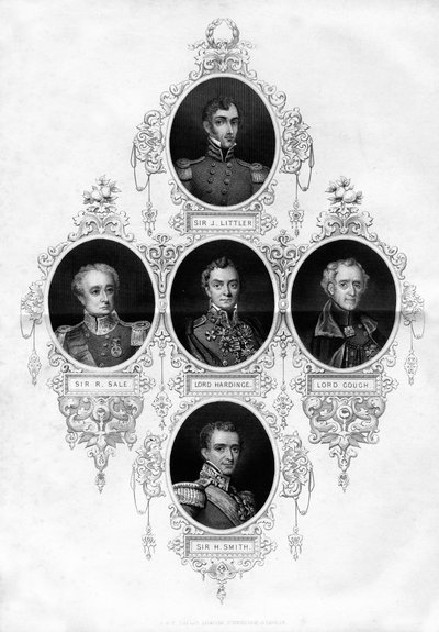 Figuras militares britânicas e marechais de campo, 1837 de Unbekannt