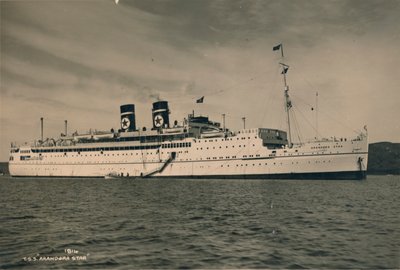 Navio de passageiros britânico SS Arandora Star da Blue Star Line, 1936 de Unbekannt