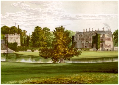 Castelo de Broughton, Oxfordshire, casa de Lord Saye e Sele, c1880 de Unbekannt