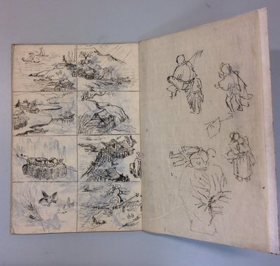 Pincel e Desenhos de Tinta após a Vida e Pinturas, 1895 . de Unbekannt