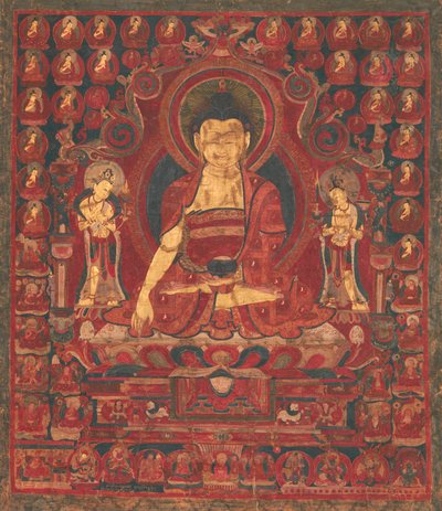 Buda Shakyamuni como Senhor dos Munis, meados do século XVII. de Unbekannt