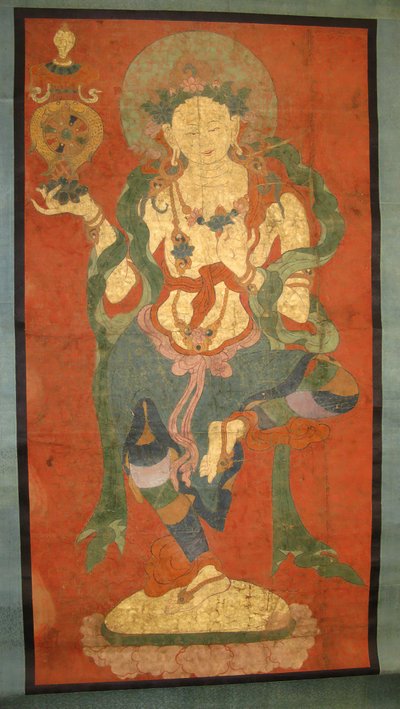 Atendente Budista, Possivelmente um Dakini , final do século XVIII. de Unbekannt