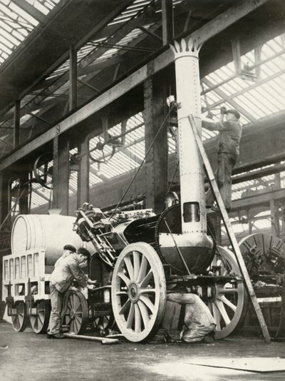 Construindo o foguete - em 1935, 1935. de Unbekannt