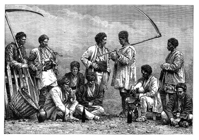 Camponeses búlgaros, c1890 de Unbekannt