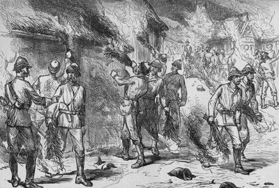 Queima de Coomassie, c1880 de Unbekannt