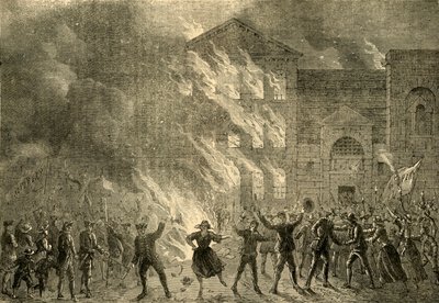 Queima de Newgate, 1780, c1872. de Unbekannt