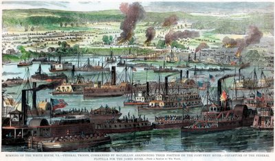 Queima da Casa Branca, Virgínia, Guerra Civil Americana, 26 de junho de 1862 de Unbekannt