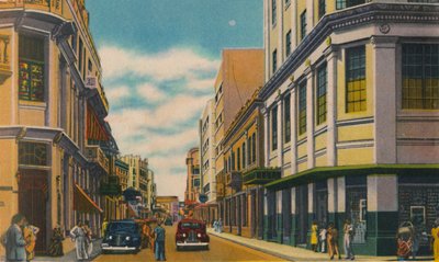 Rua comercial, Barranquilla, c1940s de Unbekannt