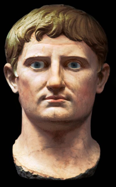 Busto do imperador romano Augusto, século 1 aC de Unbekannt