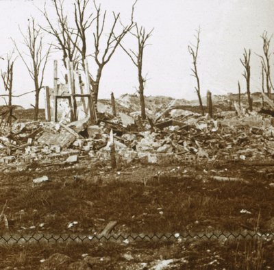 Pelo forte de Tavannes, Verdun, norte da França, c1914-c1918 de Unbekannt